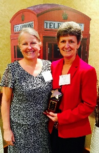 WOVI 2014 Mentor of the Year: Jackie Girard (right) & Jeri Sutton - Nominator Hockaday