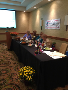 (Left to right): Frances Pelley, Mary Boyd, Lori Hoff, and Pauline Shirley