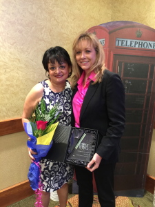 Mentor of the Year - Nonprofit - Advocacy for the Homeless - Kelly Harris (right) and Shama Shams
