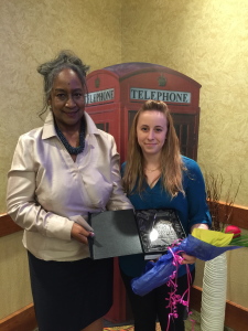 Mentor of the Year - Nonprofit - Advocacy for Families in Crises - Natalie Evans (right) and Yvonne Booker